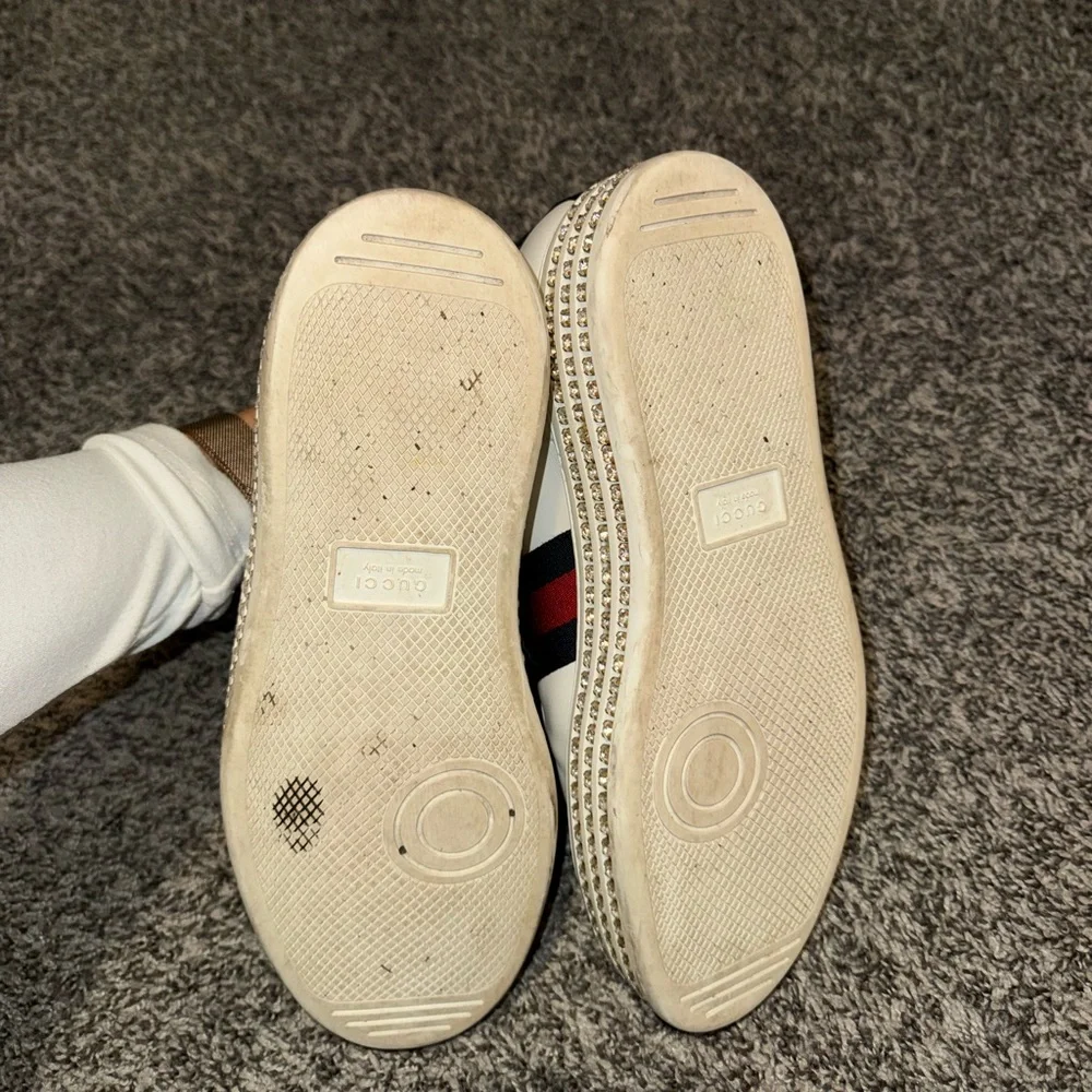 Women’s Gucci Ace Embellished Sneakers - Picture 4 of 8